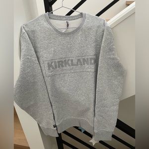 Costco Kirkland Signature Grey Pullover Sweater Small New